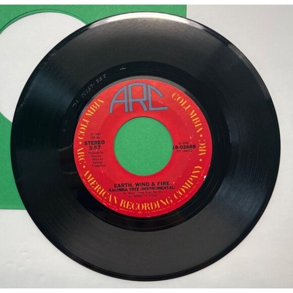 Earth Wind and Fire Wanna Be With You / Kalimba Tree 45 Vinyl 80s R&B Soul ARC - Picture 6 of 6